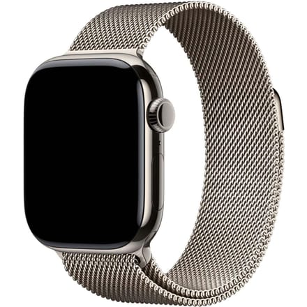 2+1 | Apple Watch Bandje Fiore - Milanese - Naturel