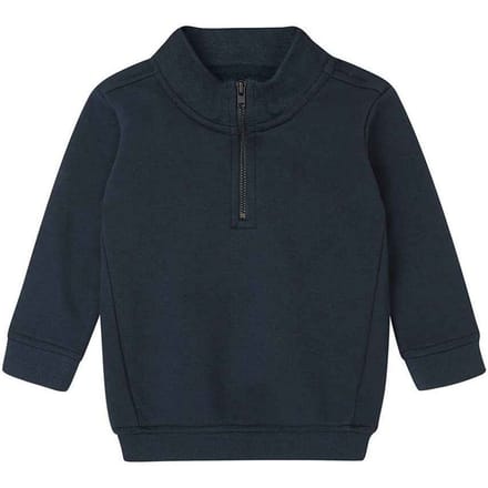 Babybugz Sweatshirt met kwart rits voor baby's (Marine)