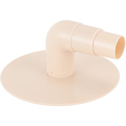 Plaque d'aspiration pour skimmer Remplacement Plaque adaptatrice d'aspiration pour skimmer de piscine avec coude de tuyau pour HydroTools white