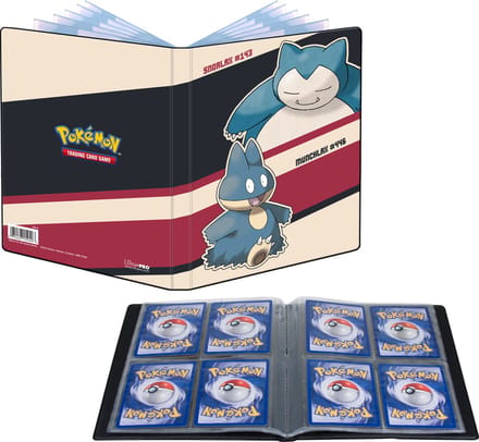 Pokémon - Snorlax and Munchlax 4-Pocket Portfolio - Pokémon Kaarten