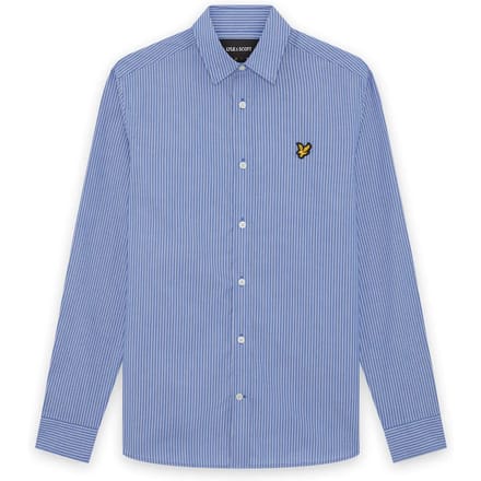 Hemd met lange mouwen en dubbele streep Lyle & Scott