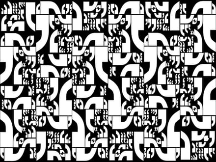 Fotobehang - Komma's.
