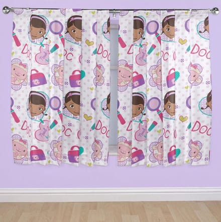 Doc McStuffins Gordijnen Multi - 168x183 cm - Per twee
