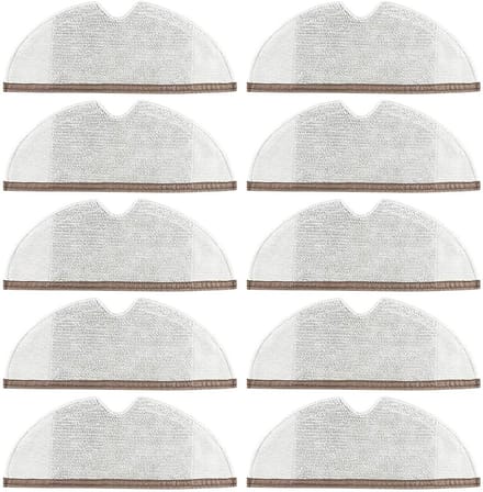 Moppads Geschikt voor Xiaomi Roborock S5/S6 10-pack Grijs