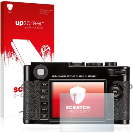 upscreen - Screenprotector voor Leica M (Typ 262) - Folie Beschermfolie transparant