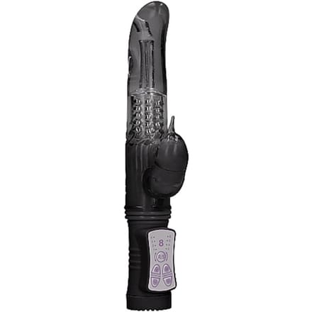 Shots Toys - Rotating Dolphin Vibrator - Zwart