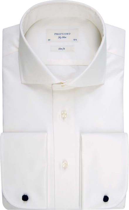 Profuomo Sky Blue Slim Fit Trouw Overhemd Heren