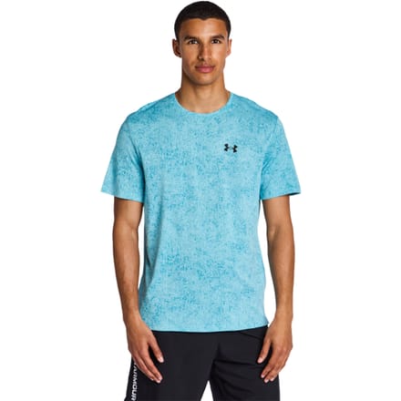 Under Armour Tech T-shirts Heren - Blauw - Maat M - Poly Jersey