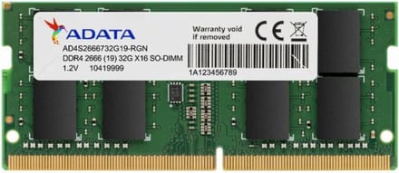Adata Premier RAM-geheugen, DDR4 SODIMM, 8GB, 2666Mhz AD4S26668G19-SGN