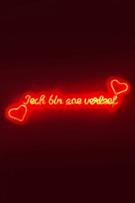 LED Neon Verlichting iech bin zoe verleef