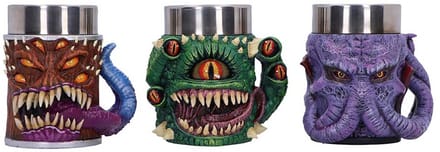 Nemesis Now - Mini Monster - Set of 3 Tiny Tankards 8.8cm - Mokken
