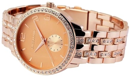 EXCELLANC Dameshorloge Metall Crystal-besetting