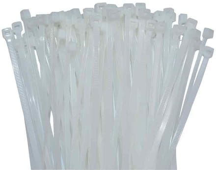 100 Kabelbinders 200x2, 5mm Natuur (wit) PA6.6