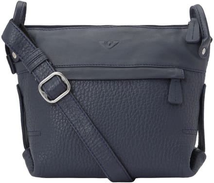 Voi Boston Crossbody tas Leder 23 cm - Dames - blau