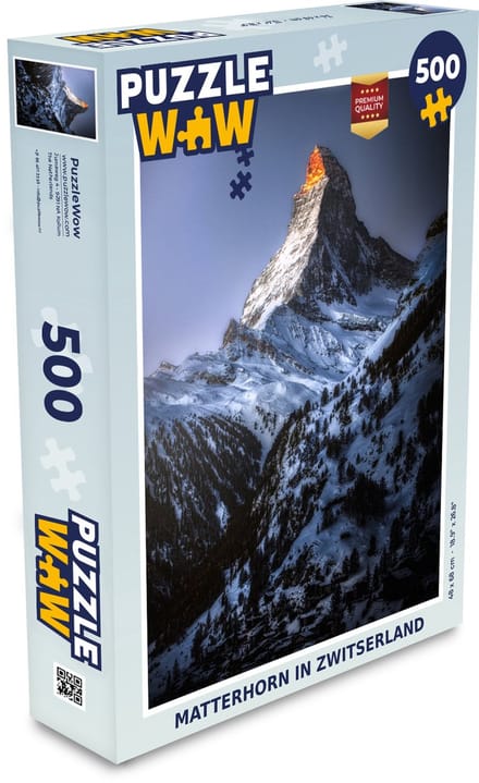 Puzzel Matterhorn in Zwitserland - Legpuzzel - Puzzel 500 stukjes
