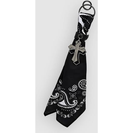 Ninth Hall Payslay Bandana Bag Charm zwart