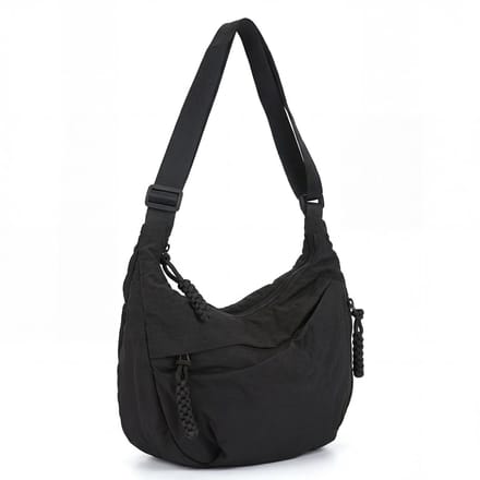 Vrouwen Half Moon Schoudertas - Nylon Crossbody Tas voor Werk, Studie en Reizen