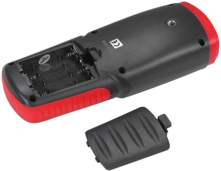 Digitale Anemometer - Windmeter Vochtigheidsmeter - Luchtmetingen Verrichten - Multifunctionele Metingen - 999900 CFM - Zwart