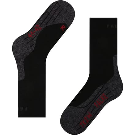 FALKE TK2 Sensitive anti-blaar dik wol functioneel materiaal wandelsokken dames zwart - maat 35-36