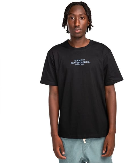 Element Skateboard Co T-shirt Met Korte Mouwen Zwart M Man