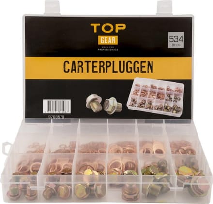 Carterpluggen assortimentsdoos 534-delig - TOPGEAR