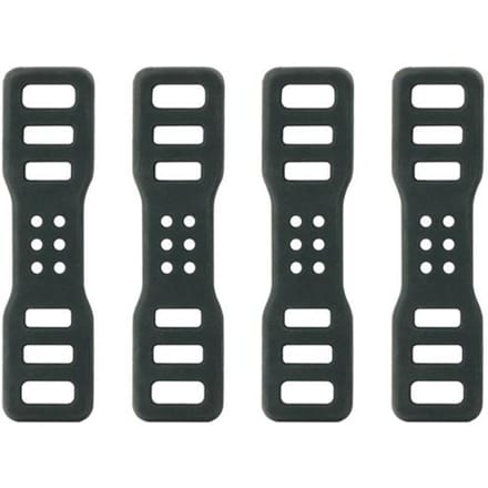 4 stuks herbruikbare goede elasticiteit vaste opvouwbare fietshouder vervangende bandfittingen fietsbandagetouw D gray