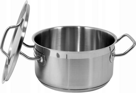 YATO RVS Pan 3.3L Laag - Geschikt voor Inductie