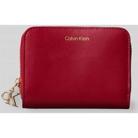 Portemonnee Calvin Klein Jeans CK PULLER MEDIUM FLAP ZIP AROUND LV04F1075G