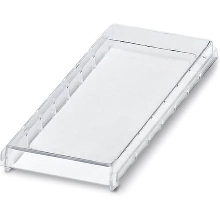 Phoenix Contact EMG100-H 7,5MM KLAR DIN-rail-behuizing afdekking Deksel transparant 100 x 100 x 7.5 x 7.5 5 stuk(s)