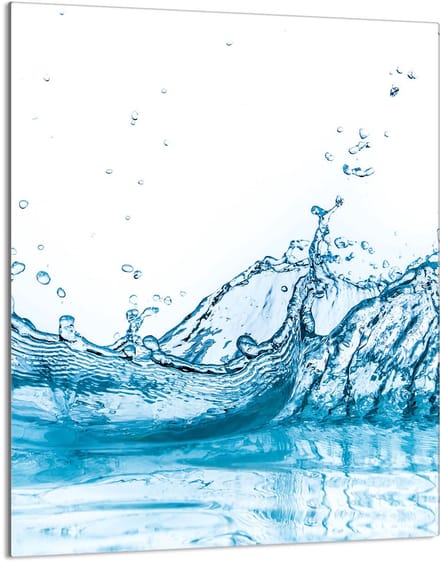 TMK ArtDeko - Snijplank - Glas - 40x52 cm - Water