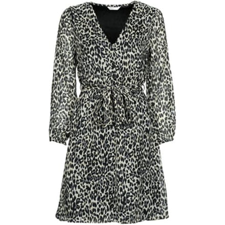 Getailleerde blousejurk met all-over motief model 'CERA'