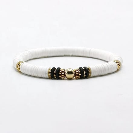 Sorprese armband - Boho - armband dames - wit - elastisch - cadeau - Model I