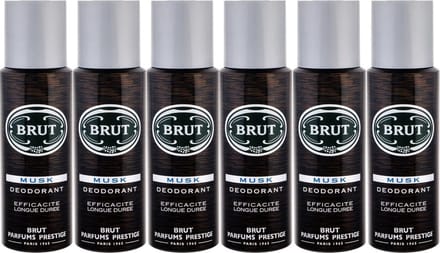 Brut Musk - 200 ml - Deodorant - Voordeelverpakking 6 stuks