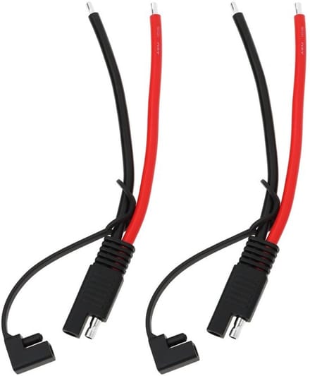 2 Stuks 2Pin SAE Waterdichte Draad Harness Plug voor Versterkers en Inverters