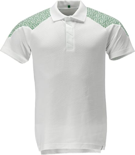 Mascot Food & Care Poloshirt 20083-933 - wit/helder groen - 2XL