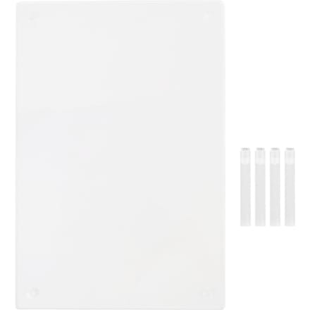 Acryl Laptopstandaard Multifunctionele Desktop Kantoorplank Laptopverhoger voor TV Computer 3.3in white