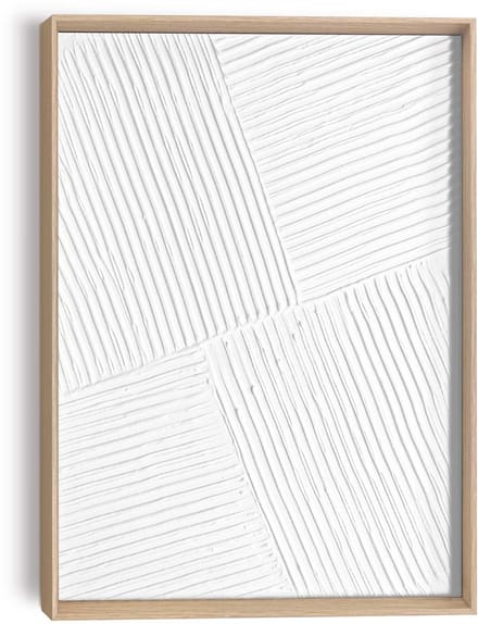 Schilderij 3D Art Diagonaal - 40 x 30 - Hout - REINDERS