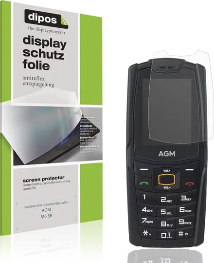 dipos – 4x Matte Beschermfolie geschikt voor AGM M6 SE | Krasbestendige & antireflecterende Screenprotector Ultra-Thin