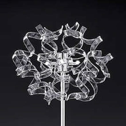 Metallux Vloerlamp Crystal met bewerkt punt
