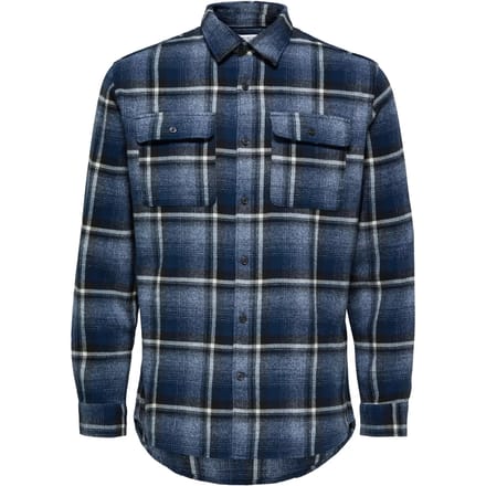 SELECTED HOMME SLHREGSCOT CHECK SHIRT LS W Heren Overhemd - Maat L