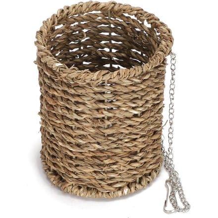 Gevlochten Stroentouw Hamster Zomer Slaap Hangmat Hangend Bed voor Eekhoorn Papegaaien brown