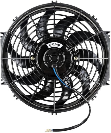 Universele 12 Inch 80W Radiator Ventilator Push-Pull Motor voor Auto en Voertuigen