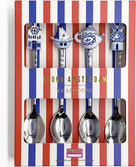 Blond Amsterdam, Delfts Blond: Theelepels, set van 4