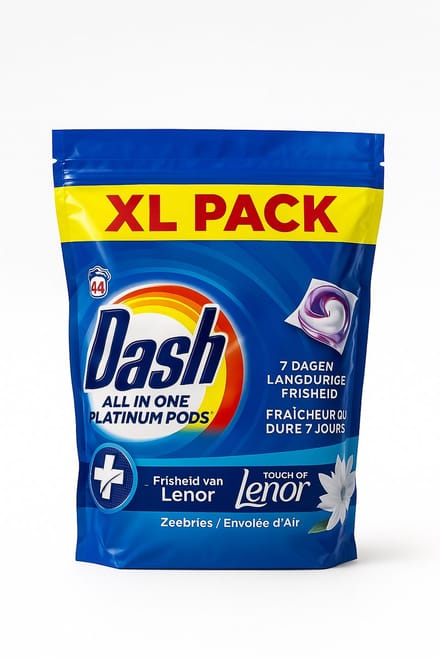 Dash Wasmiddelcapsules 4in1 Pods Zeebries 44 stuks