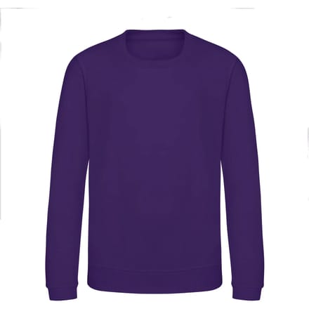 Just Hoods - AWDis Sweat Kinder - Purple maat 7/8 (M)