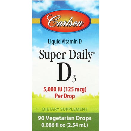 Super Daily®, D3, 125Mcg (5.000 IE), 2.54ml (0,086 vloeistofounce)