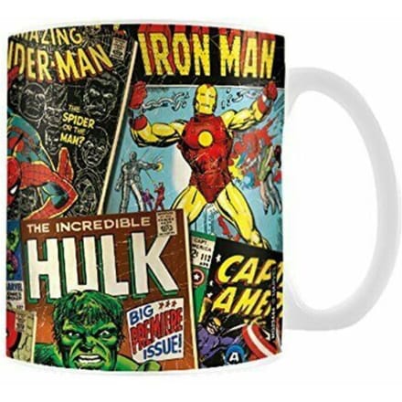 Marvel Retro Strip Cover Mok (Veelkleurig)