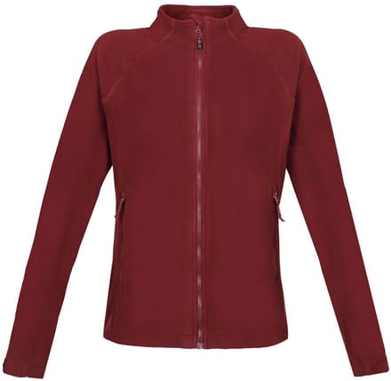 Rock Experience Sandy Ledge Mock Neck Fleece Met Volledige Rits Rood M Vrouw