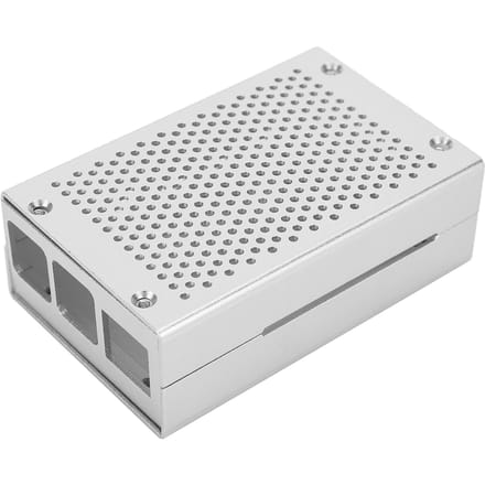 Koelschaal Aluminiumlegering Warmteafvoer Behuizing met Ventilator voor Raspberry Pi 4 Model B