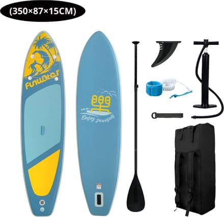 Nivard Sup Board - Opblaasbaar - Supboard - Sup Boards - Paddle - Kayak - 350cm - Blauw